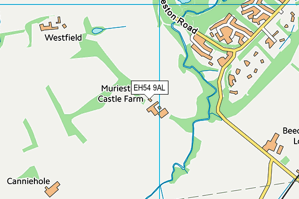 EH54 9AL map - OS VectorMap District (Ordnance Survey) EH54 9AL map - OS VectorMap District (Ordnance Survey)