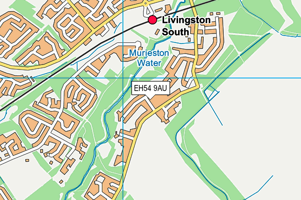 EH54 9AU map - OS VectorMap District (Ordnance Survey) EH54 9AU map - OS VectorMap District (Ordnance Survey)