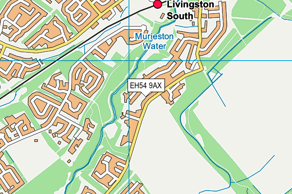 EH54 9AX map - OS VectorMap District (Ordnance Survey) EH54 9AX map - OS VectorMap District (Ordnance Survey)