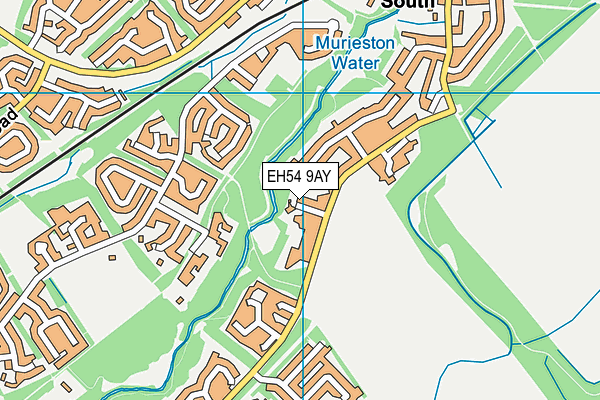 EH54 9AY map - OS VectorMap District (Ordnance Survey) EH54 9AY map - OS VectorMap District (Ordnance Survey)