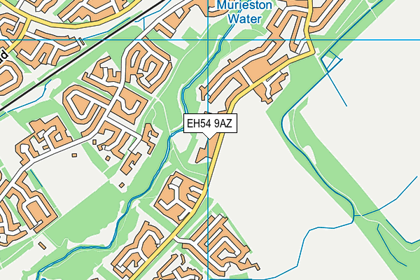 EH54 9AZ map - OS VectorMap District (Ordnance Survey) EH54 9AZ map - OS VectorMap District (Ordnance Survey)