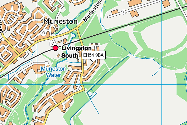 EH54 9BA map - OS VectorMap District (Ordnance Survey) EH54 9BA map - OS VectorMap District (Ordnance Survey)