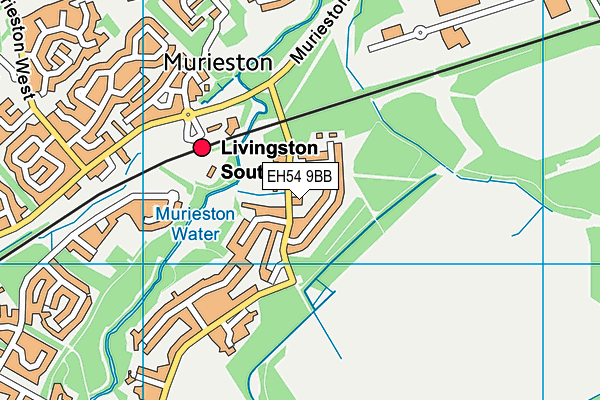 EH54 9BB map - OS VectorMap District (Ordnance Survey) EH54 9BB map - OS VectorMap District (Ordnance Survey)