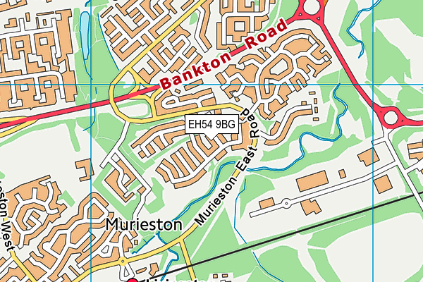EH54 9BG map - OS VectorMap District (Ordnance Survey) EH54 9BG map - OS VectorMap District (Ordnance Survey)