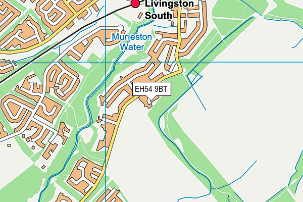 EH54 9BT map - OS VectorMap District (Ordnance Survey) EH54 9BT map - OS VectorMap District (Ordnance Survey)