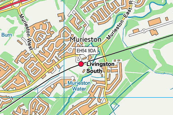 EH54 9DA map - OS VectorMap District (Ordnance Survey) EH54 9DA map - OS VectorMap District (Ordnance Survey)