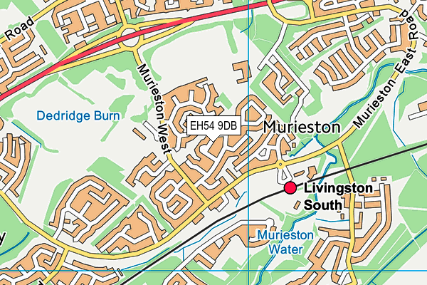 EH54 9DB map - OS VectorMap District (Ordnance Survey) EH54 9DB map - OS VectorMap District (Ordnance Survey)