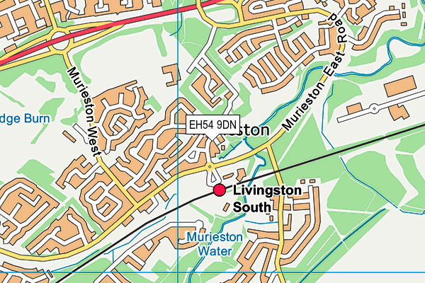 EH54 9DN map - OS VectorMap District (Ordnance Survey) EH54 9DN map - OS VectorMap District (Ordnance Survey)