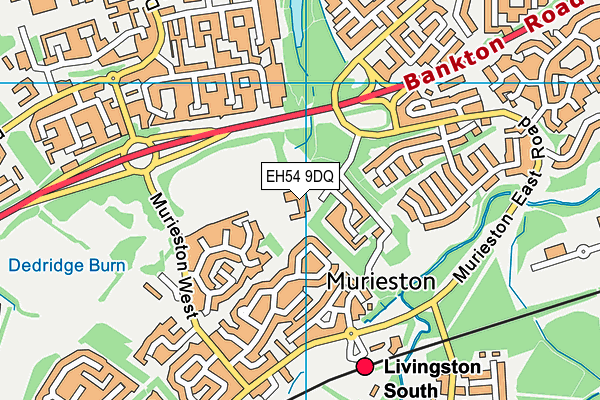 EH54 9DQ map - OS VectorMap District (Ordnance Survey) EH54 9DQ map - OS VectorMap District (Ordnance Survey)