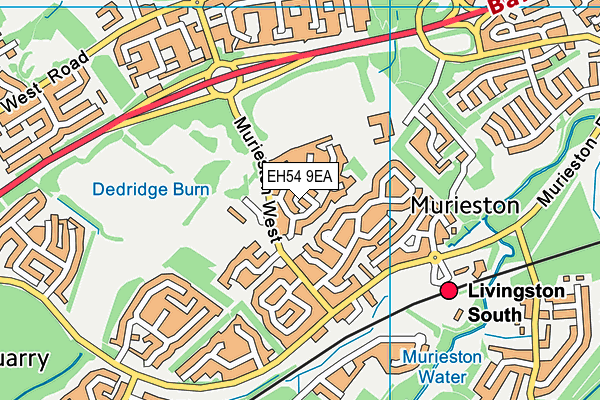 EH54 9EA map - OS VectorMap District (Ordnance Survey) EH54 9EA map - OS VectorMap District (Ordnance Survey)