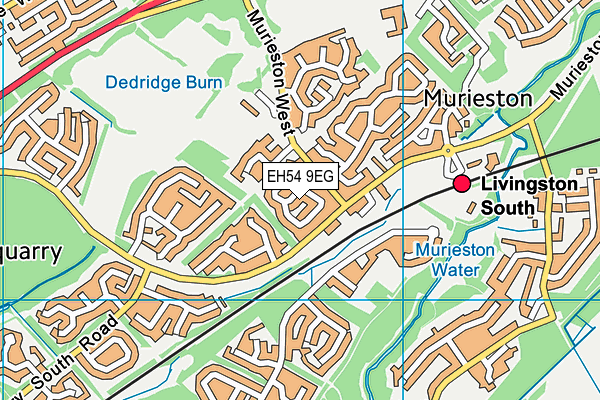 EH54 9EG map - OS VectorMap District (Ordnance Survey) EH54 9EG map - OS VectorMap District (Ordnance Survey)
