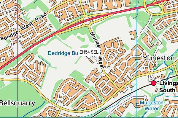 EH54 9EL map - OS VectorMap District (Ordnance Survey) EH54 9EL map - OS VectorMap District (Ordnance Survey)