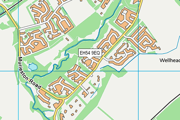 EH54 9EQ map - OS VectorMap District (Ordnance Survey) EH54 9EQ map - OS VectorMap District (Ordnance Survey)
