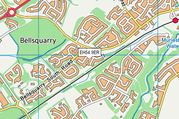 EH54 9ER map - OS VectorMap District (Ordnance Survey) EH54 9ER map - OS VectorMap District (Ordnance Survey)