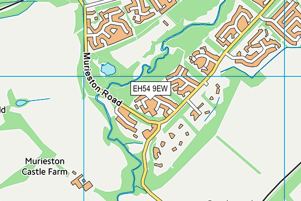 EH54 9EW map - OS VectorMap District (Ordnance Survey) EH54 9EW map - OS VectorMap District (Ordnance Survey)