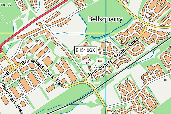 EH54 9GX map - OS VectorMap District (Ordnance Survey) EH54 9GX map - OS VectorMap District (Ordnance Survey)