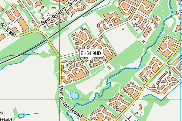 EH54 9HD map - OS VectorMap District (Ordnance Survey) EH54 9HD map - OS VectorMap District (Ordnance Survey)
