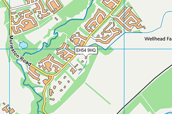 EH54 9HQ map - OS VectorMap District (Ordnance Survey) EH54 9HQ map - OS VectorMap District (Ordnance Survey)