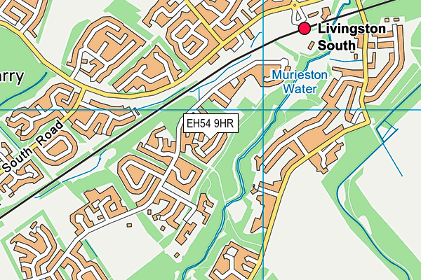 EH54 9HR map - OS VectorMap District (Ordnance Survey) EH54 9HR map - OS VectorMap District (Ordnance Survey)