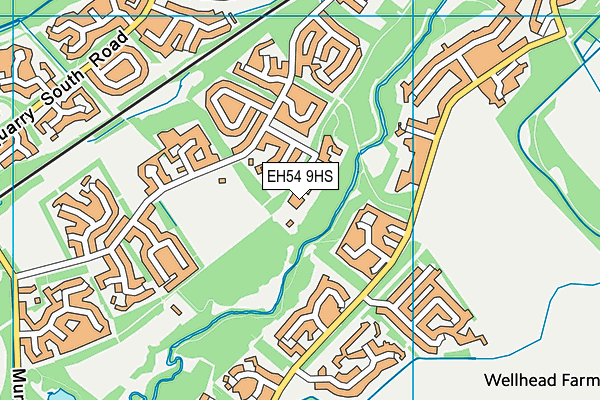 EH54 9HS map - OS VectorMap District (Ordnance Survey) EH54 9HS map - OS VectorMap District (Ordnance Survey)