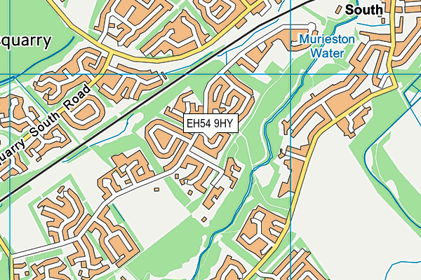 EH54 9HY map - OS VectorMap District (Ordnance Survey) EH54 9HY map - OS VectorMap District (Ordnance Survey)