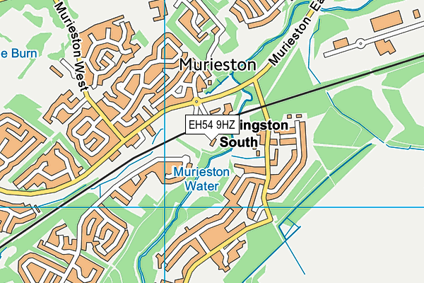 EH54 9HZ map - OS VectorMap District (Ordnance Survey) EH54 9HZ map - OS VectorMap District (Ordnance Survey)