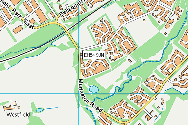 EH54 9JN map - OS VectorMap District (Ordnance Survey) EH54 9JN map - OS VectorMap District (Ordnance Survey)