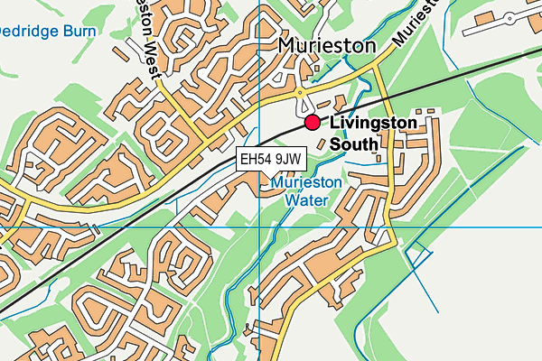 EH54 9JW map - OS VectorMap District (Ordnance Survey) EH54 9JW map - OS VectorMap District (Ordnance Survey)