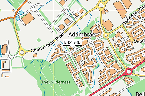 EH54 9RD map - OS VectorMap District (Ordnance Survey) EH54 9RD map - OS VectorMap District (Ordnance Survey)