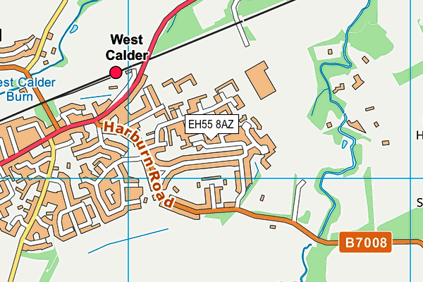 EH55 8AZ map - OS VectorMap District (Ordnance Survey) EH55 8AZ map - OS VectorMap District (Ordnance Survey)