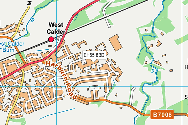 EH55 8BD map - OS VectorMap District (Ordnance Survey) EH55 8BD map - OS VectorMap District (Ordnance Survey)