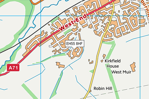 EH55 8HF map - OS VectorMap District (Ordnance Survey) EH55 8HF map - OS VectorMap District (Ordnance Survey)