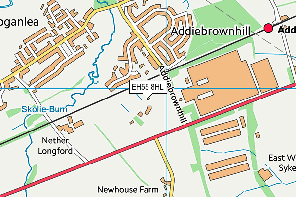 EH55 8HL map - OS VectorMap District (Ordnance Survey) EH55 8HL map - OS VectorMap District (Ordnance Survey)