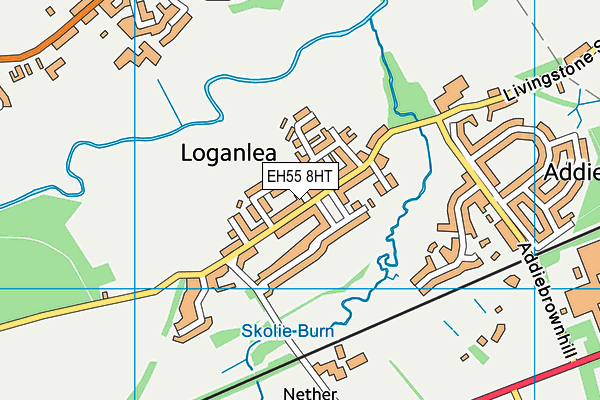EH55 8HT map - OS VectorMap District (Ordnance Survey)