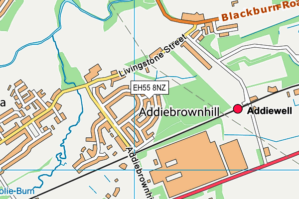 EH55 8NZ map - OS VectorMap District (Ordnance Survey) EH55 8NZ map - OS VectorMap District (Ordnance Survey)