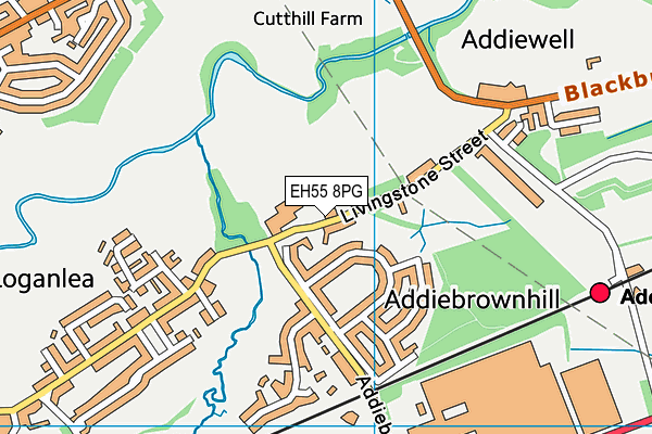 EH55 8PG map - OS VectorMap District (Ordnance Survey) EH55 8PG map - OS VectorMap District (Ordnance Survey)