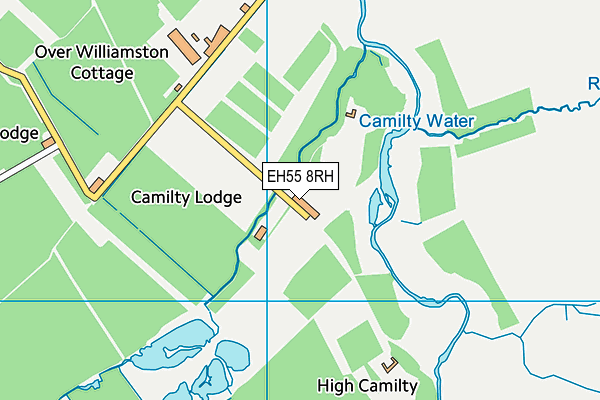 EH55 8RH map - OS VectorMap District (Ordnance Survey) EH55 8RH map - OS VectorMap District (Ordnance Survey)