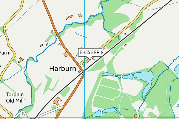 EH55 8RP map - OS VectorMap District (Ordnance Survey) EH55 8RP map - OS VectorMap District (Ordnance Survey)