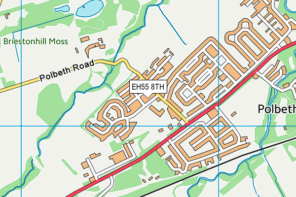 EH55 8TH map - OS VectorMap District (Ordnance Survey) EH55 8TH map - OS VectorMap District (Ordnance Survey)
