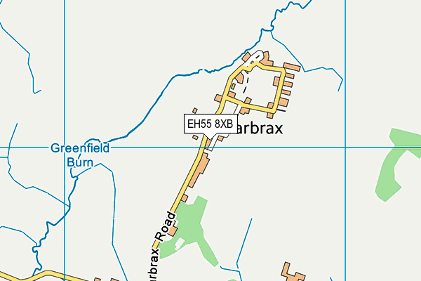 EH55 8XB map - OS VectorMap District (Ordnance Survey)