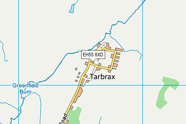 EH55 8XD map - OS VectorMap District (Ordnance Survey)