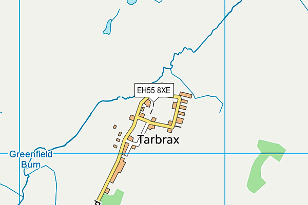 EH55 8XE map - OS VectorMap District (Ordnance Survey)