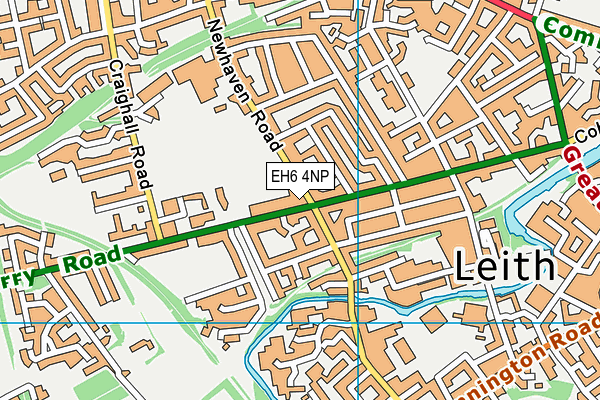 EH6 4NP map - OS VectorMap District (Ordnance Survey) EH6 4NP map - OS VectorMap District (Ordnance Survey)