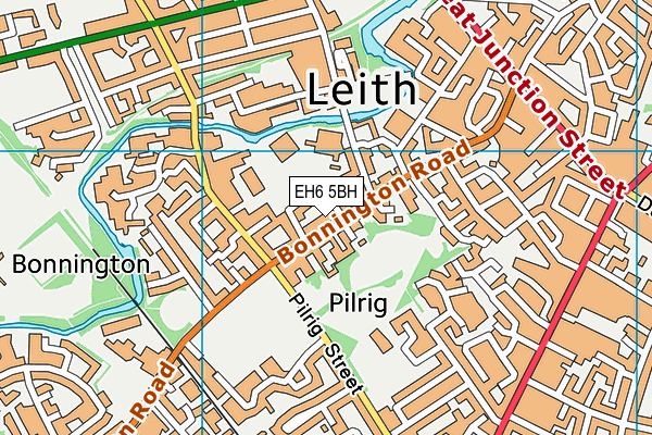 EH6 5BH map - OS VectorMap District (Ordnance Survey) EH6 5BH map - OS VectorMap District (Ordnance Survey)