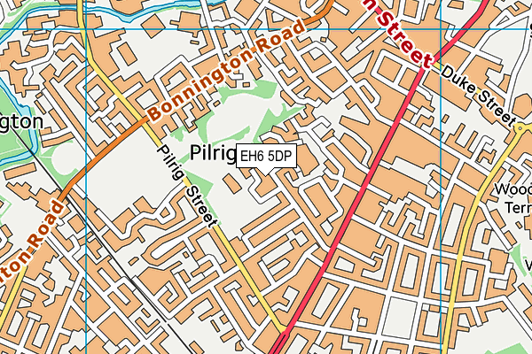 EH6 5DP map - OS VectorMap District (Ordnance Survey) EH6 5DP map - OS VectorMap District (Ordnance Survey)