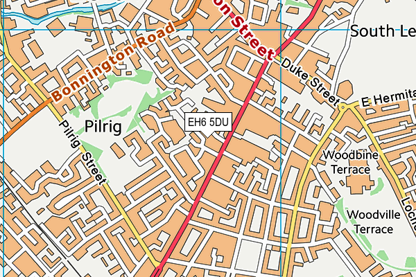 EH6 5DU map - OS VectorMap District (Ordnance Survey) EH6 5DU map - OS VectorMap District (Ordnance Survey)