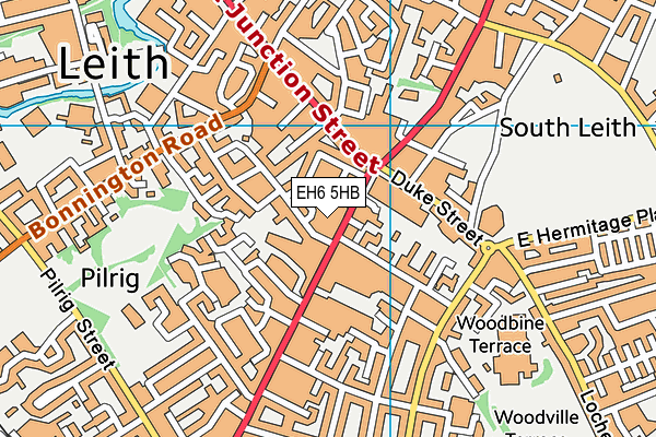 EH6 5HB map - OS VectorMap District (Ordnance Survey) EH6 5HB map - OS VectorMap District (Ordnance Survey)