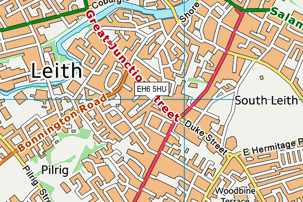 EH6 5HU map - OS VectorMap District (Ordnance Survey) EH6 5HU map - OS VectorMap District (Ordnance Survey)