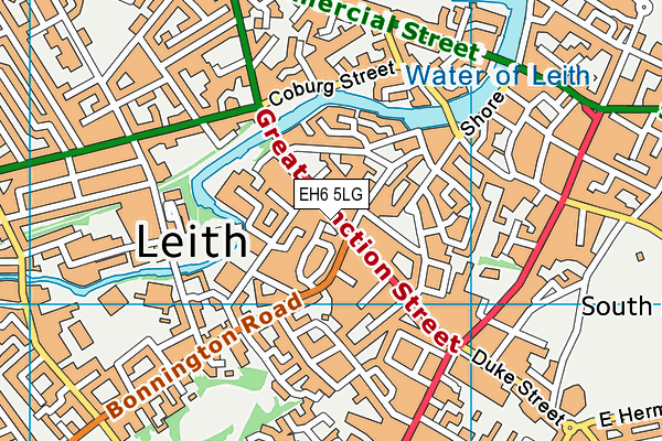 EH6 5LG map - OS VectorMap District (Ordnance Survey) EH6 5LG map - OS VectorMap District (Ordnance Survey)