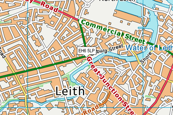 EH6 5LP map - OS VectorMap District (Ordnance Survey) EH6 5LP map - OS VectorMap District (Ordnance Survey)